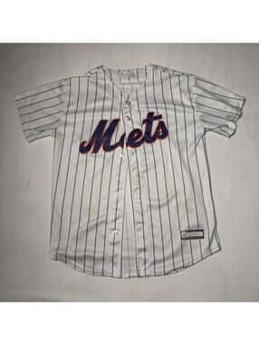 MLB New York Mets deGrom #48 Pinstripe Baseball Jersey Youth Genuine Merchandise